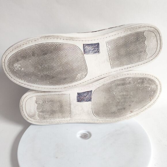 Steve Madden Fayna Slip On Snakeskin Vegan Sneakers Comfortable Nuetral Size 9 - Picture 8 of 11